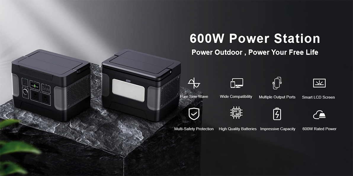 ہوم بیک اپ پاور کے لیے 600W ہیٹ پروف سولر جنریٹر